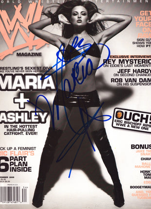 Maria Kanellis signed WWE Magazine November 2006