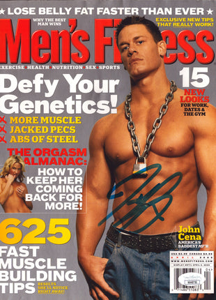 John Cena signed Men's Fitness Magazine April 2005 (w/ JSA)