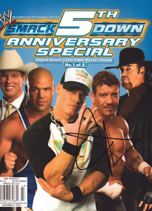 John Cena signed WWE Smackdown Special Magazine November 2004