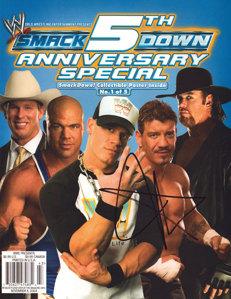 John Cena signed WWE Smackdown Special Magazine November 2004
