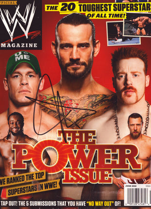 John Cena signed WWE Magazine June 2012