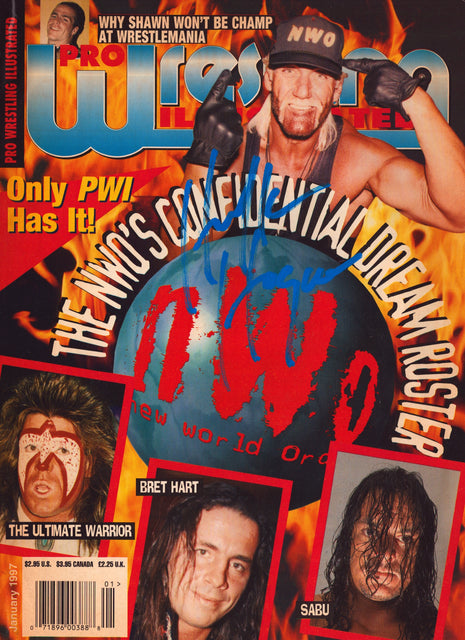 Hulk Hogan signed Pro Wrestling Illustrated January 1997