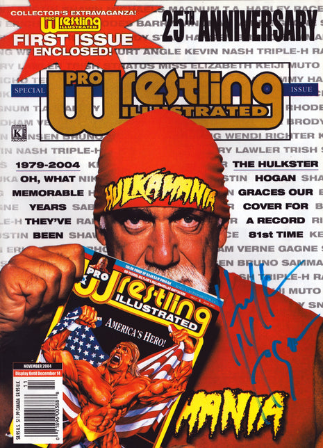Hulk Hogan signed Pro Wrestling Illustrated November 2004