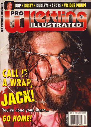 Cactus Jack signed Pro Wrestling Illustrated July 2000
