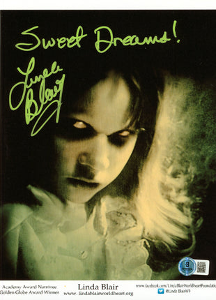 Linda Blair (The Exorcist) signed 8x10 Photo (w/ Beckett)