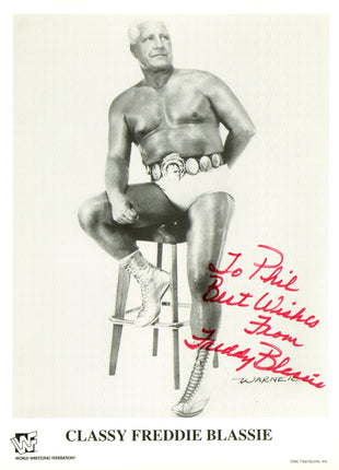 Freddie Blassie signed 8x10 Photo