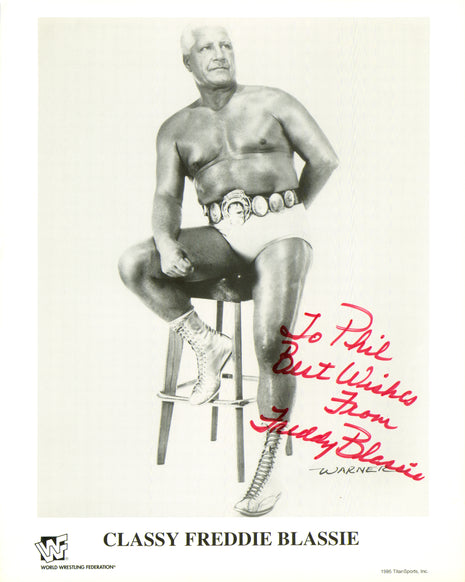 Freddie Blassie signed 8x10 Photo