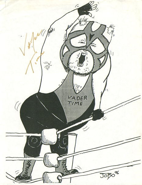 Vader signed 8x10 Photo