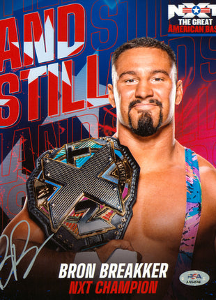 Bron Breakker signed 8x10 Photo (w/ PSA)