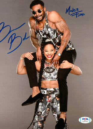 Montez Ford & Bianca Belair dual signed 8x10 Photo (w/ PSA)
