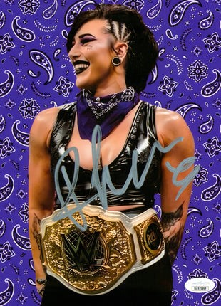 Rhea Ripley signed 8x10 Photo (w/ JSA)