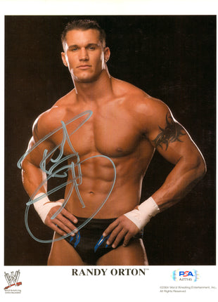 Randy Orton signed 8x10 Photo (w/ PSA)