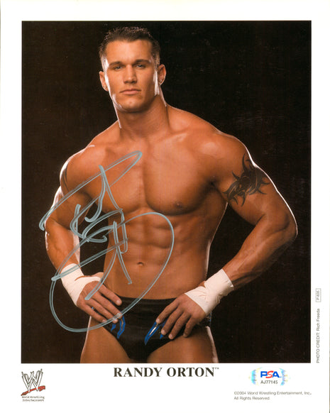 Randy Orton signed 8x10 Photo (w/ PSA)