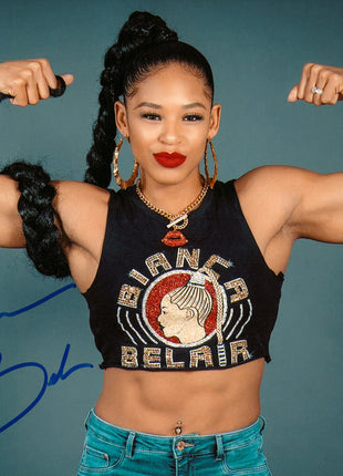 Bianca Belair signed 8x10 Photo (w/ PSA)
