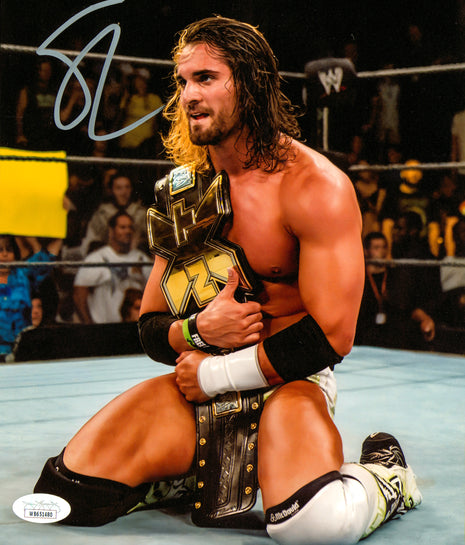 Seth Rollins signed 8x10 Photo (w/ JSA)