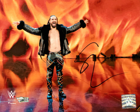 Seth Rollins signed 8x10 Photo (w/ Fanatics)