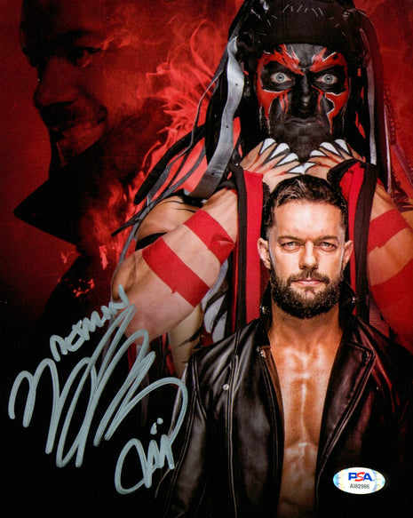 Finn Balor signed 8x10 Photo (w/ PSA)