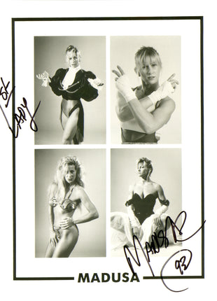 Madusa signed 8x10 Photo