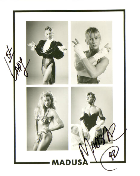 Madusa signed 8x10 Photo