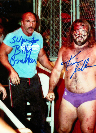 Billy Graham & Kevin Sullivan dual signed 8x10 Photo