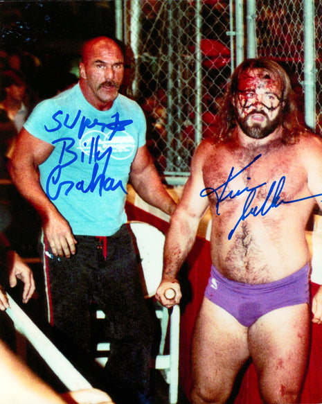 Billy Graham & Kevin Sullivan dual signed 8x10 Photo