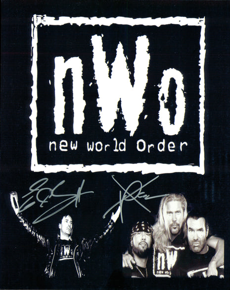 X-Pac & Eric Bischoff dual signed 8x10 Photo