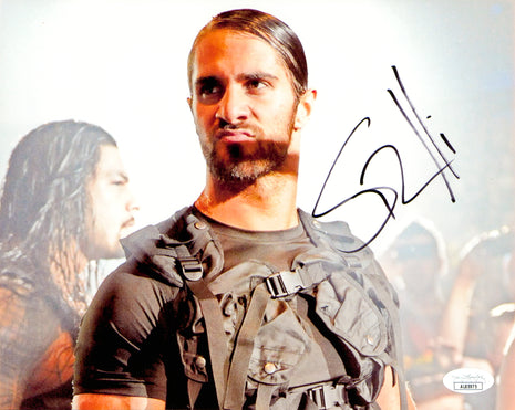 Seth Rollins signed 8x10 Photo (w/ JSA)