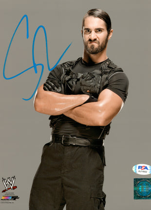 Seth Rollins signed 8x10 Photo (w/ PSA)