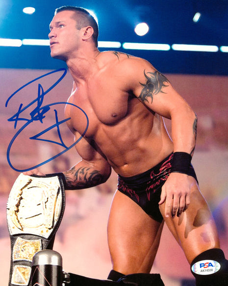 Randy Orton signed 8x10 Photo (w/ PSA)