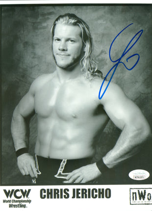 Chris Jericho signed 8x10 Photo (w/ JSA)