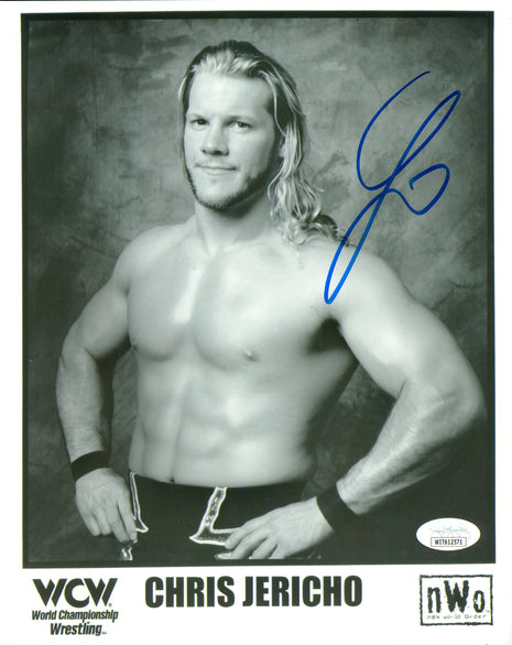 Chris Jericho signed 8x10 Photo (w/ JSA)