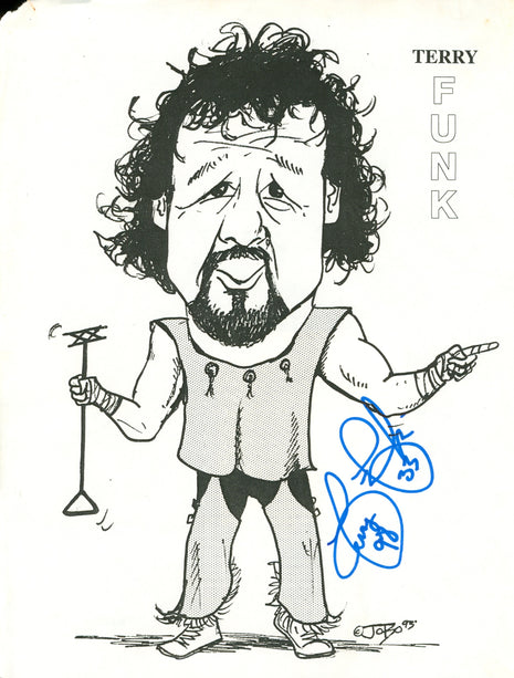 Terry Funk signed 8x10 Photo