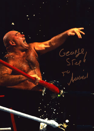 George Steele signed 11x14 Photo