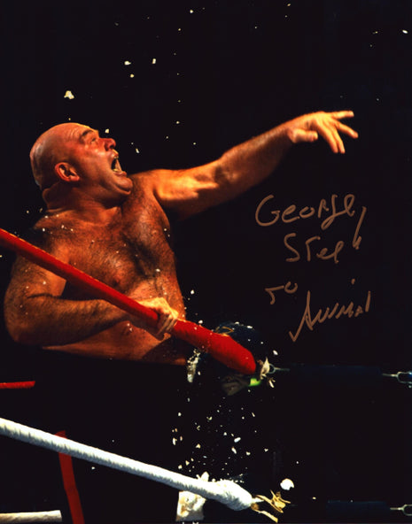 George Steele signed 11x14 Photo