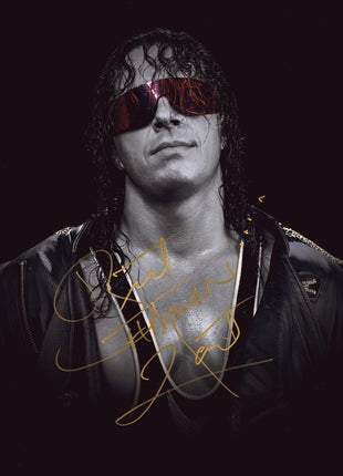 Bret Hart signed 11x14 Photo