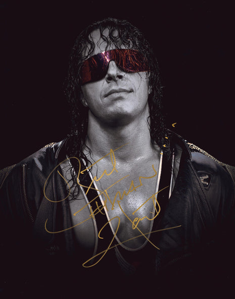 Bret Hart signed 11x14 Photo