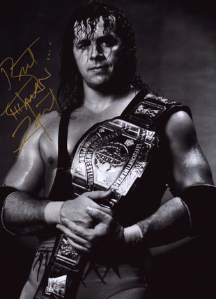 Bret Hart signed 11x14 Photo