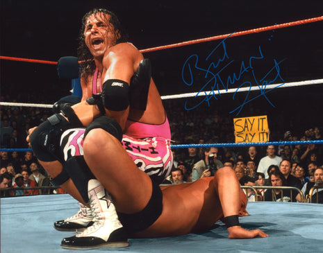 Bret Hart signed 11x14 Photo