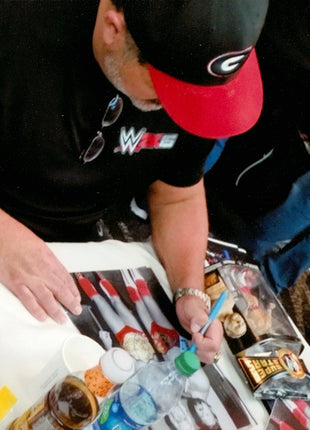 Arn Anderson & Ric Flair dual signed Metallic 11x14 Photo