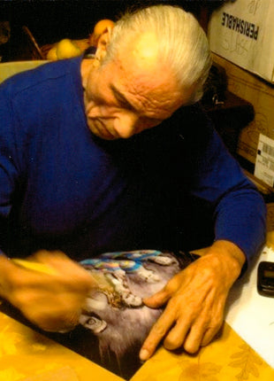 Marty Jannetty, Shawn Michaels, Jake Roberts & Jimmy Snuka multi-signed 11x14 Photo