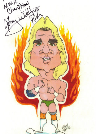 Tommy Rich signed 11x17 Photo