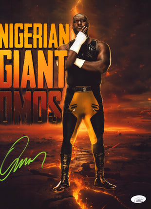 Omos signed 11x14 Photo (w/ JSA)