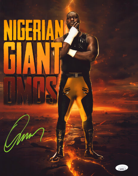 Omos signed 11x14 Photo (w/ JSA)