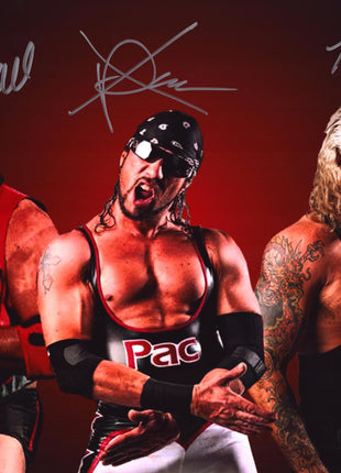 Scott Hall, X-Pac & Kevin Nash triple signed 11x14 Photo (w/ PSA)