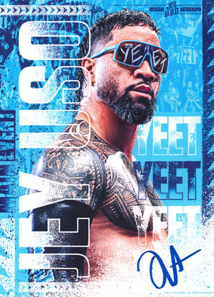 Jey Uso signed 11x14 Photo