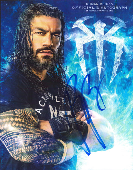 Roman Reigns signed 11x14 Photo