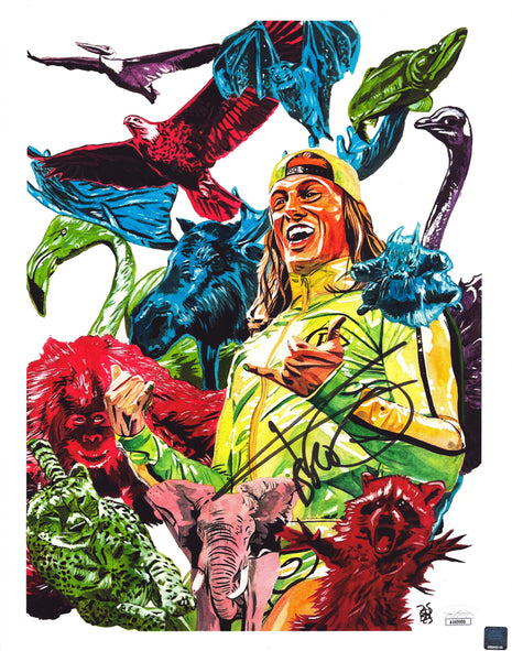 Matt Riddle signed 11x14 Schamberger Art (w/ JSA)