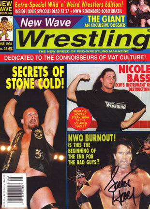 Scott Hall signed New Wave Magazine June 1998