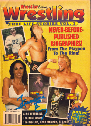 Francine signed Wrestling True Life Stories Magazine Fall 1999