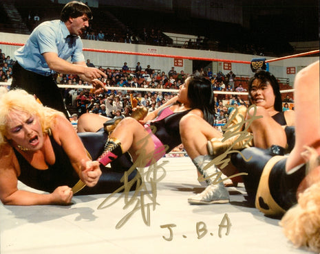 Jumping Bomb Angels - Noriyo Tateno & Itsuki Yamazaki dual signed 8x10 Photo